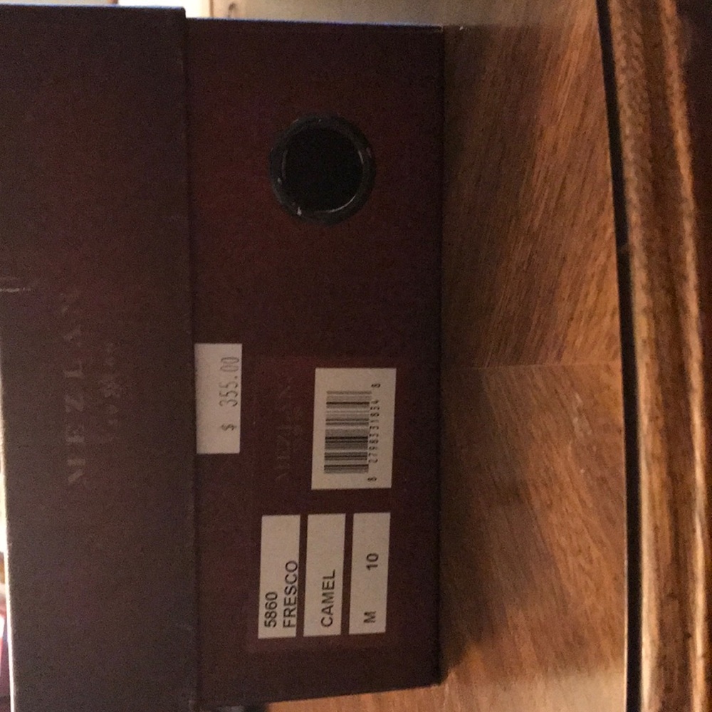 Mezlan tan dress shoes men size 10